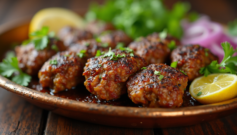 Lamb Seekh Kebab Recipe Banner Image