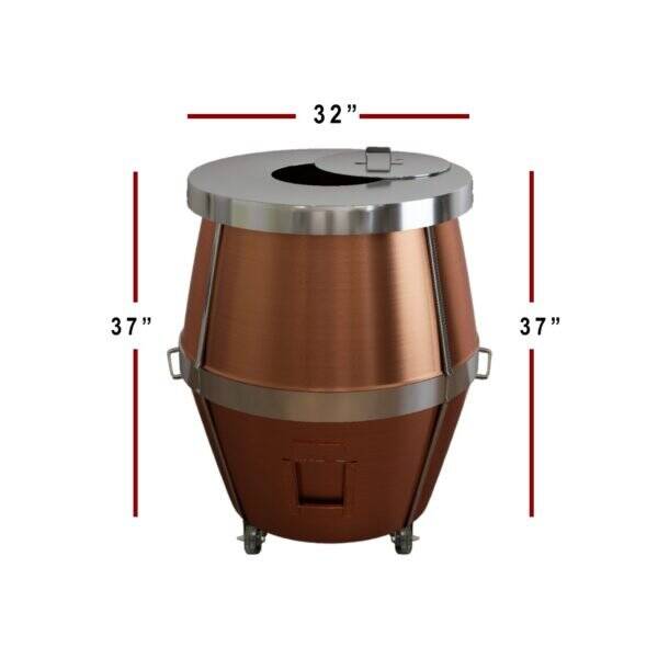CU02 32 x 32 Charcoal Tandoor Measurement Image CU02 32 x 32 Charcoal Tandoor Measurement Image