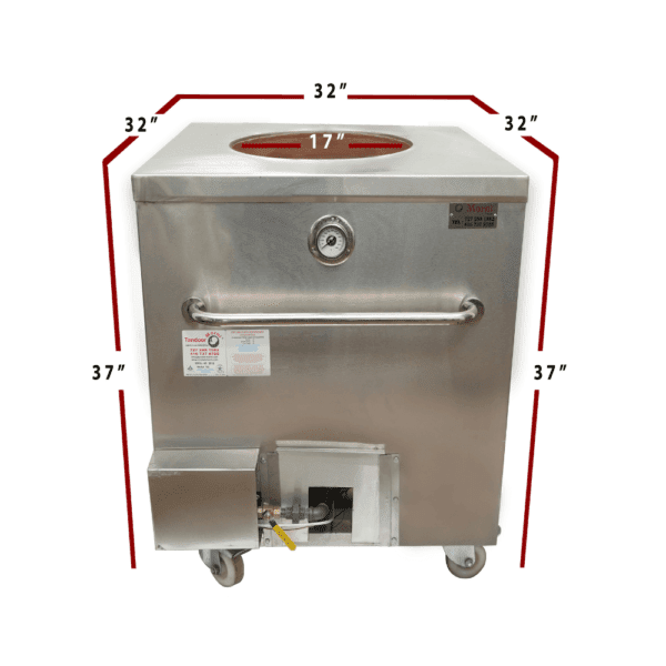T02 32″ x 32″ Indian Tandoor Oven Measurement Image