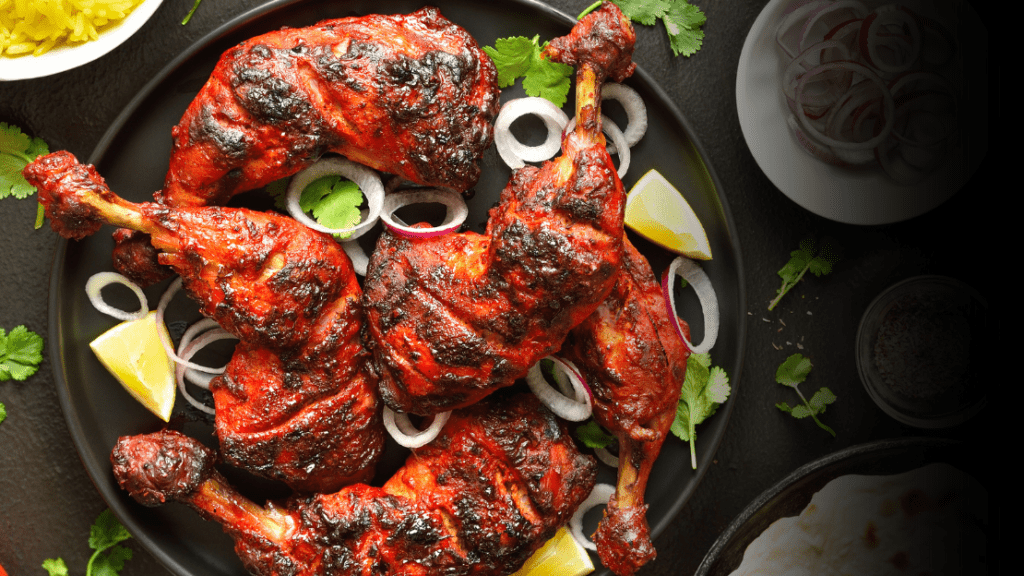Classic Tandoori chicken recipe blog banner image