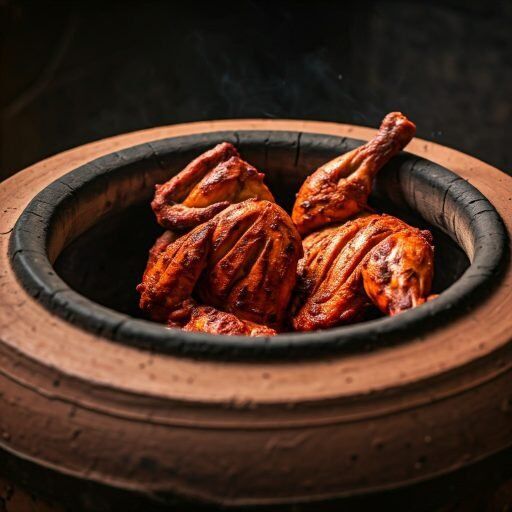 What makes Tandoori Chicken prepared in tandoor oven or clay tandoori oven so healthy