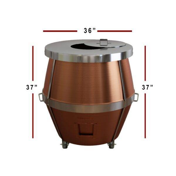 CU06 36 x 36 Traditional Desi Oven Measurement Image CU06 36 x 36 Traditional Desi Oven Measurement Image