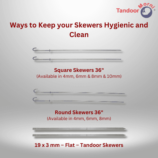 How to clean your tandoori skewers